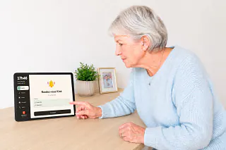Marie utilise Cogniti chez elle : rappel du rendez-vous kiné